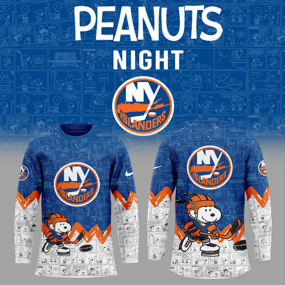 New York Islanders 75Th Anniversary Of Peanuts Jersey