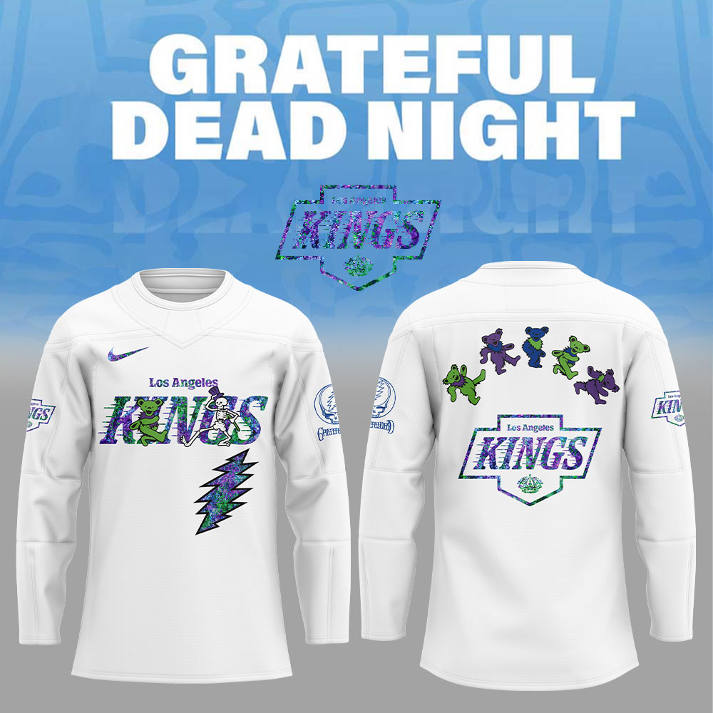 Los Angeles Kings Grateful Dead Night Jersey