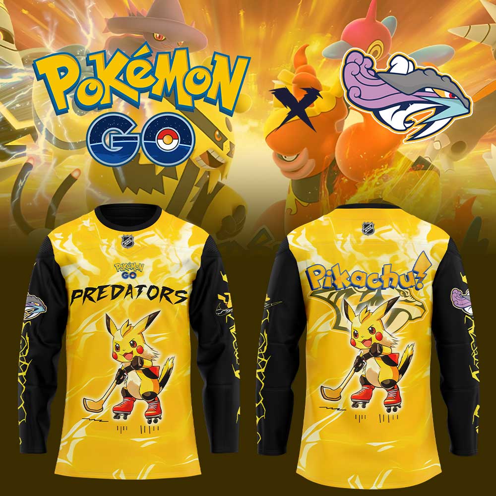 Nashville Predators X Pok?Mon Go Jersey