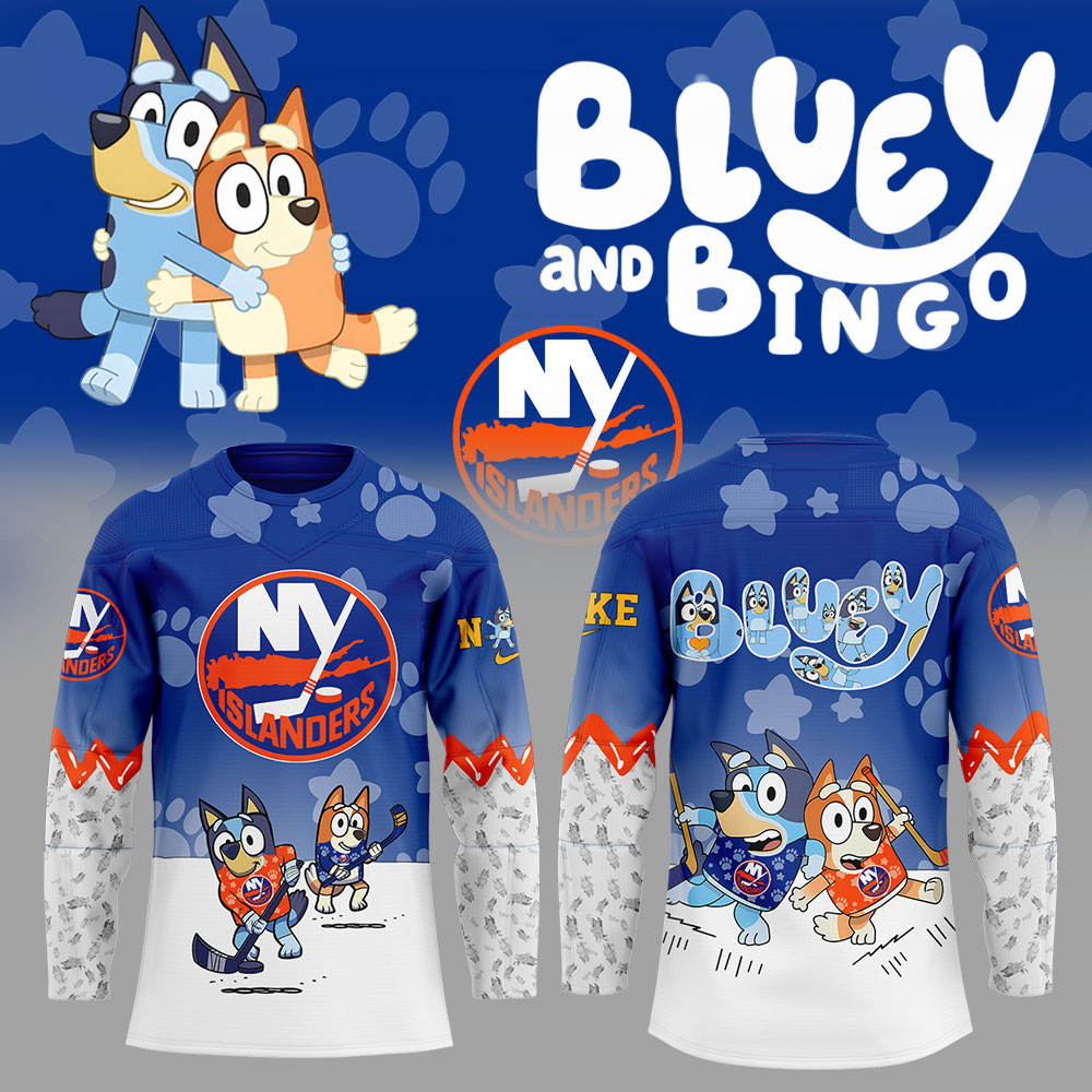 New York Islanders Bluey And Bingo Jersey