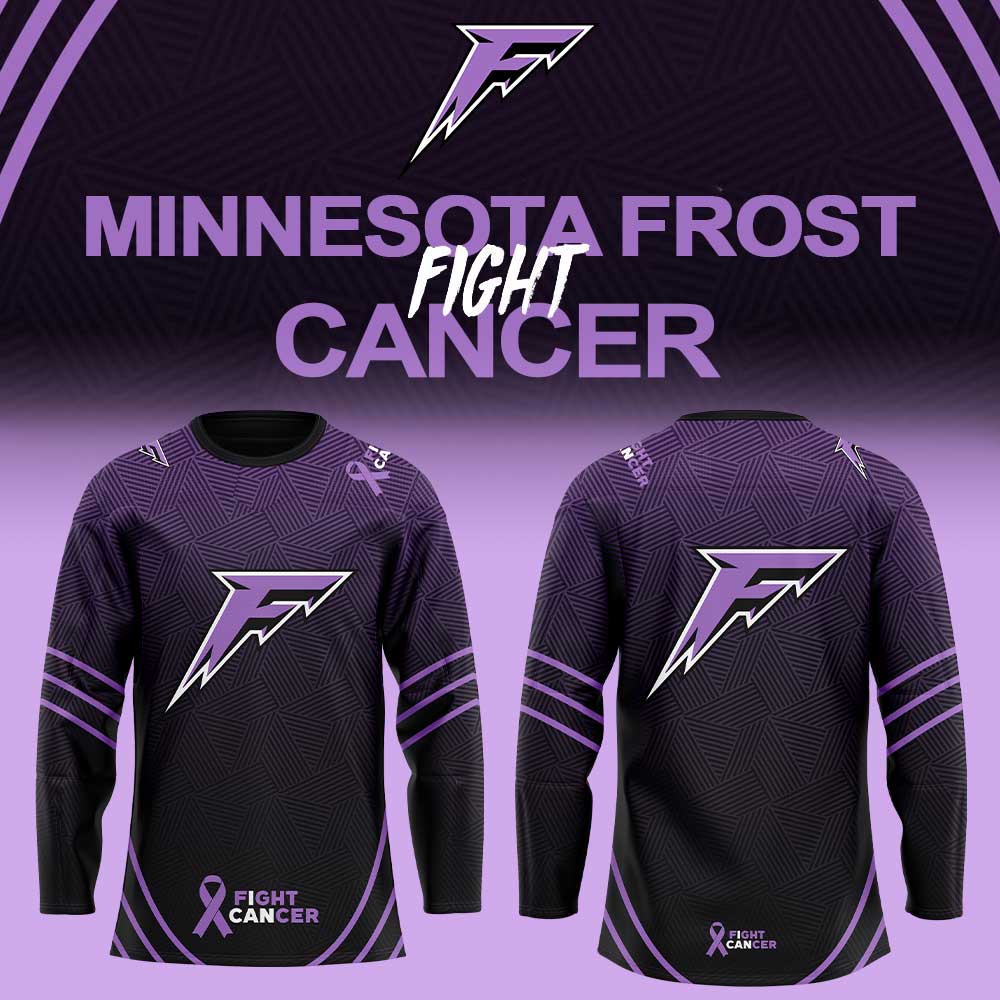 Minnesota Frost Fight Cancer Jersey