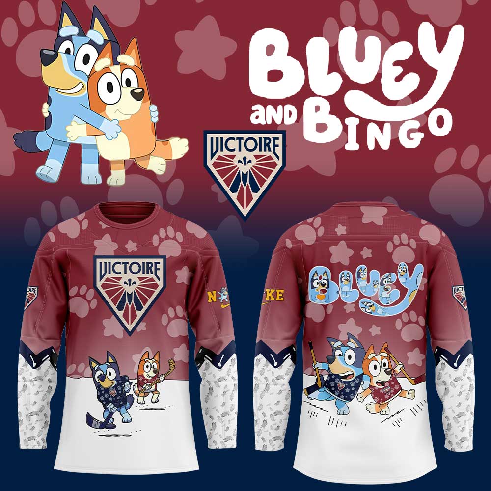 Montr?Al Victoire Bluey And Bingo Jersey