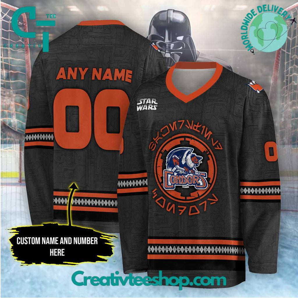Ahl Bakersfield Condors X Star Wars 2024 Hockey Jersey