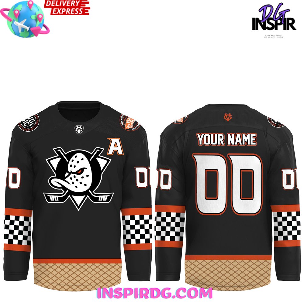 Anaheim Ducks Vans Off The Wall Special Hockey Jersey