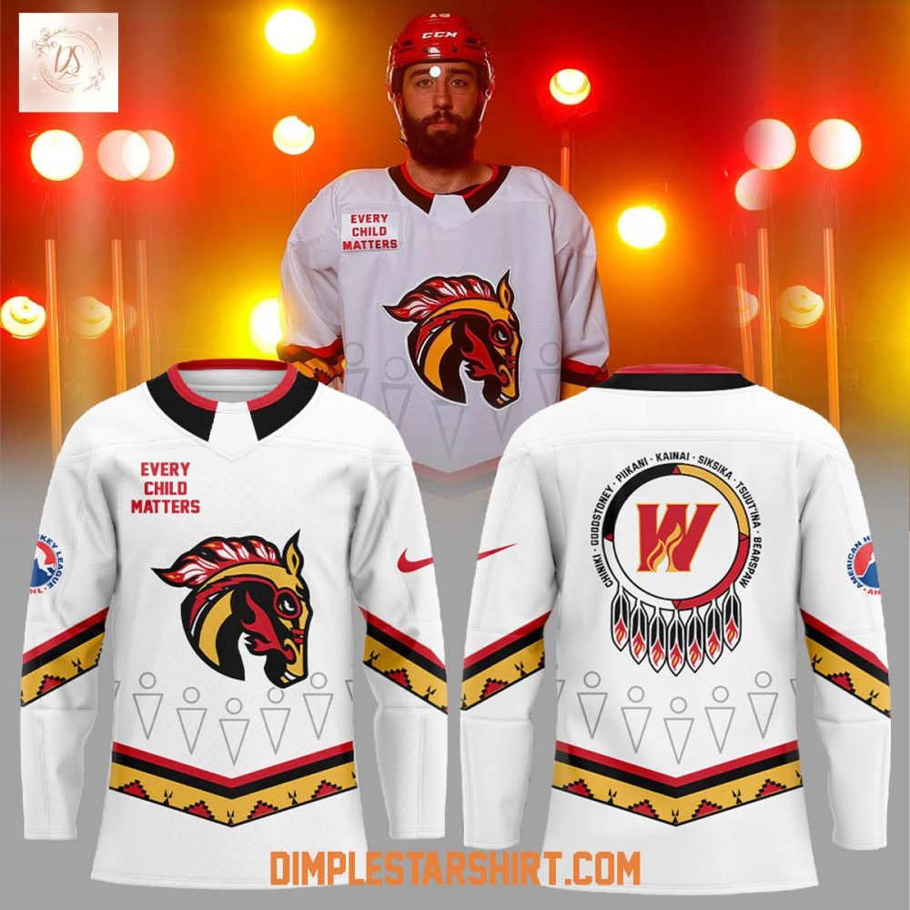 Calgary Wranglers Indigenous Uniform 2025 Hockey Jersey