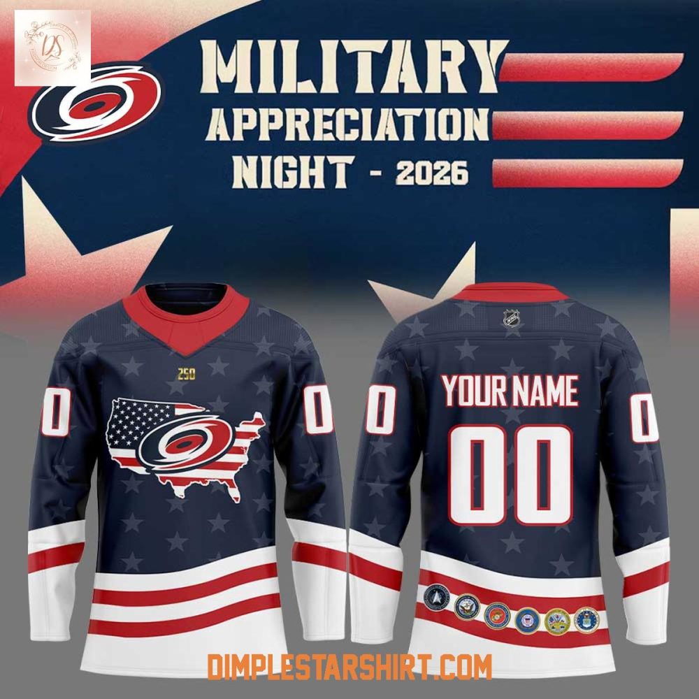 Carolina Hurricanes Military Appreciation Night 2026 Hockey Jersey