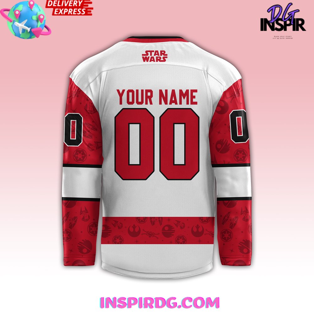 Carolina Hurricanes X Star Wars Night 2024 Custom Hockey Jersey