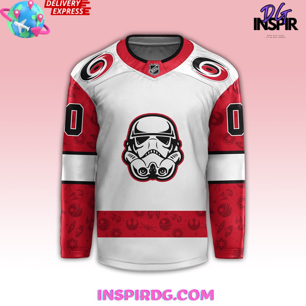 Carolina Hurricanes X Star Wars Night Custom Hockey Jersey