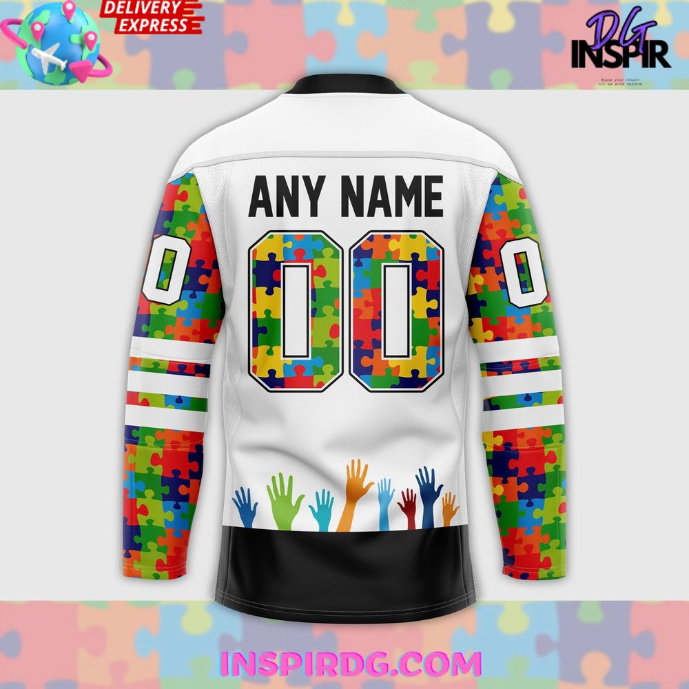 Carolina Thunderbirds Autism Awareness 2025 Hockey Jersey