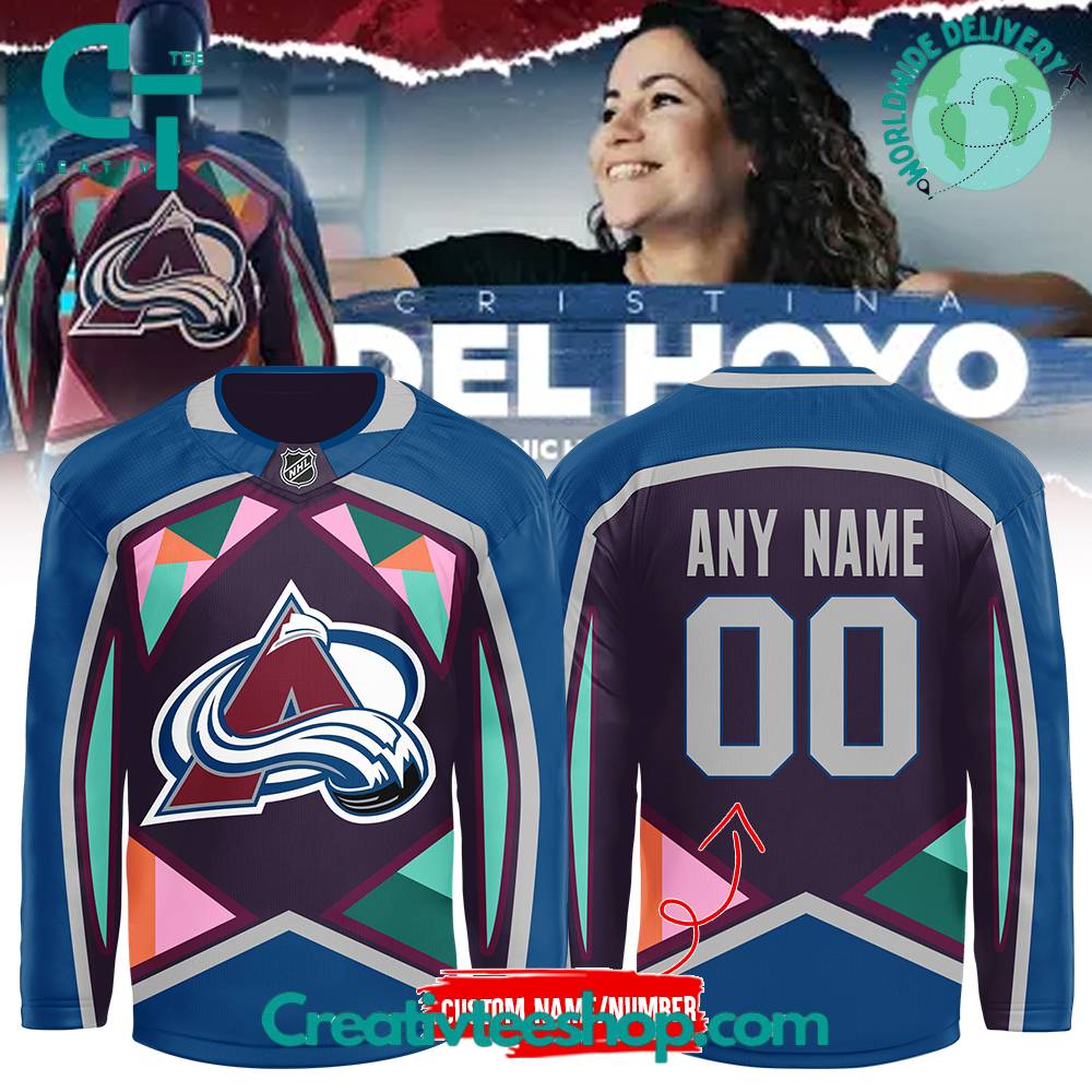 Colorado Avalanche X Nhl Hispanic Heritage Month Hockey Jersey