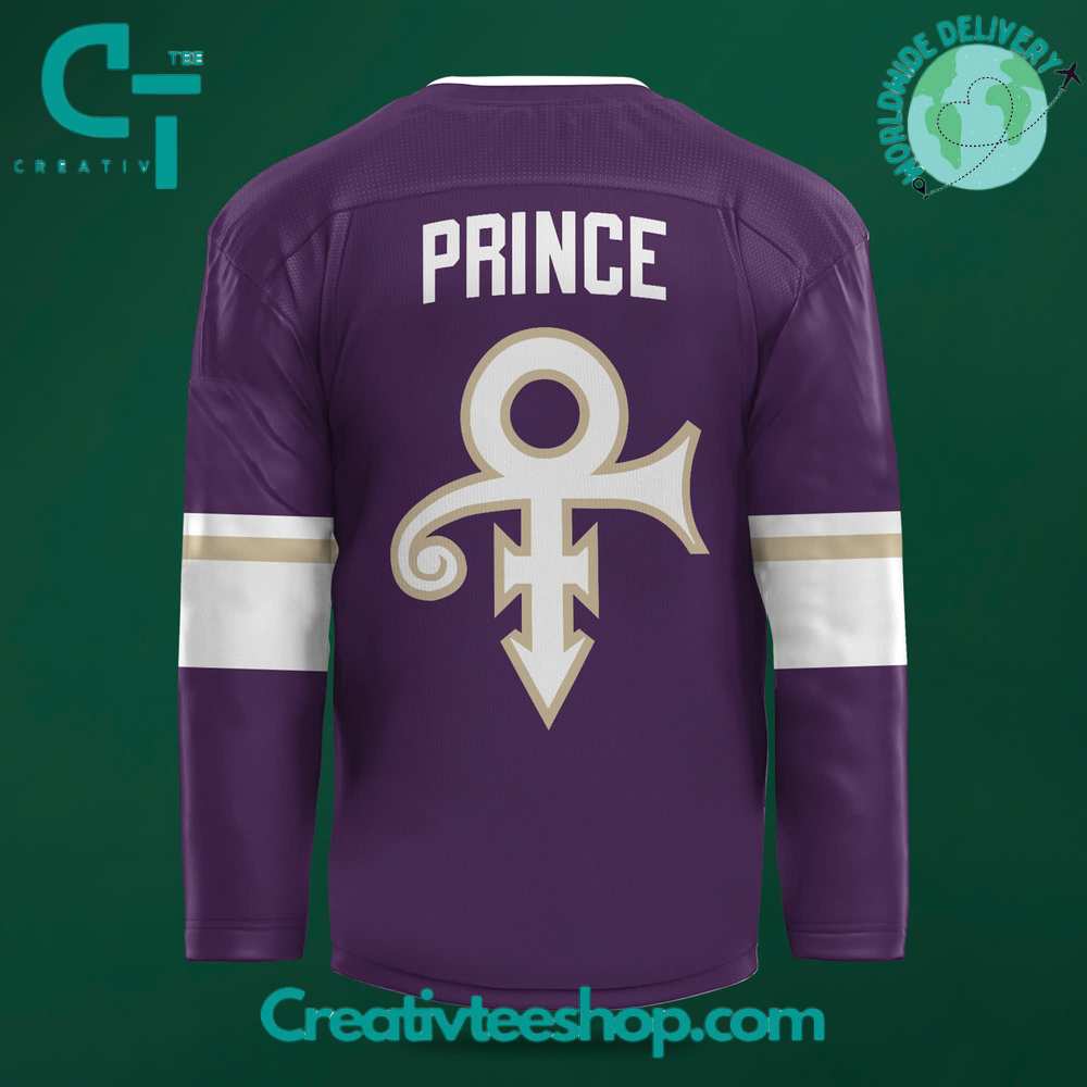 Minnesota Wild X Prince Night Purple Hockey Jersey