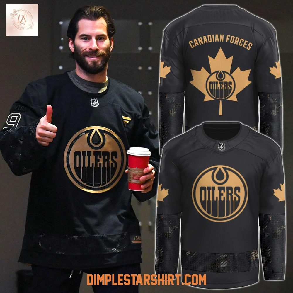 Edmonton Oilers Canadian Forces Appreciation Hockey Jersey