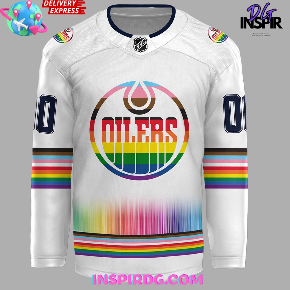 Edmonton Oilers Pride Community Special Hockey Jersey
