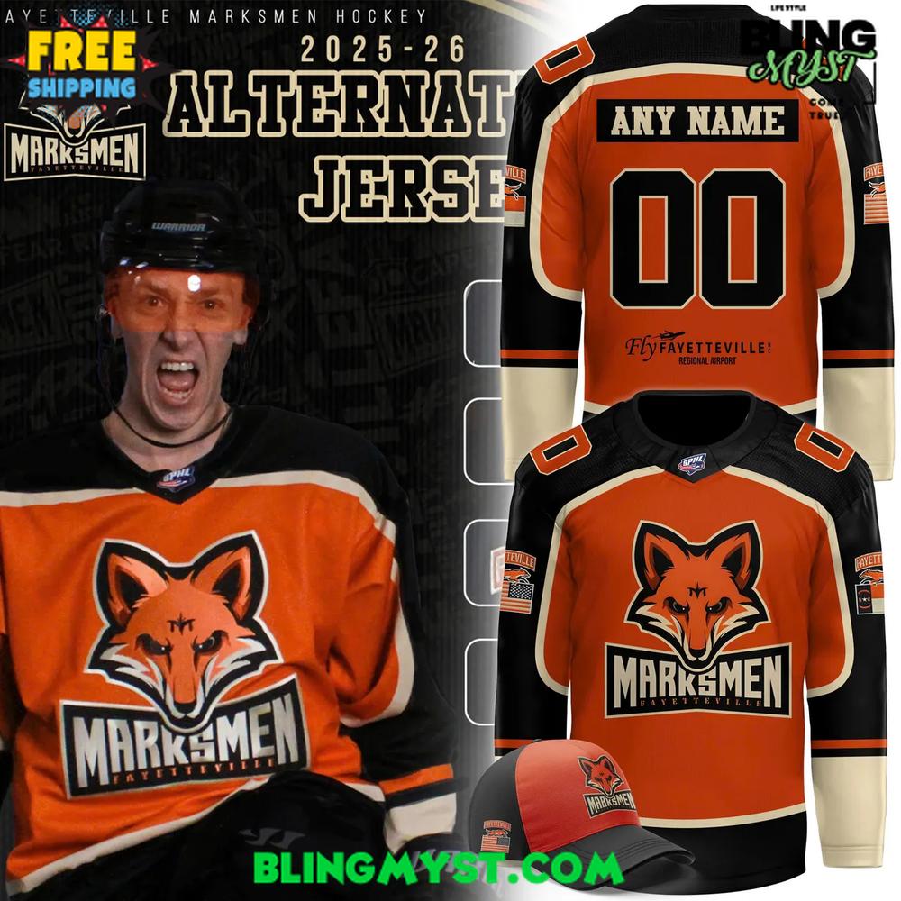 Fayetteville Marksmen 2025-26 Alternate Hockey Jersey