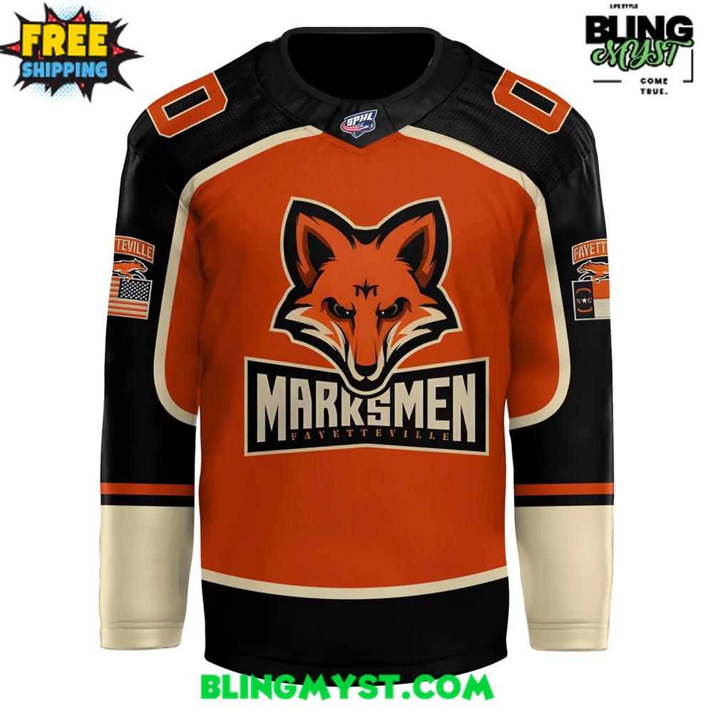 Fayetteville Marksmen 2025-26 Alternate Hockey Jersey