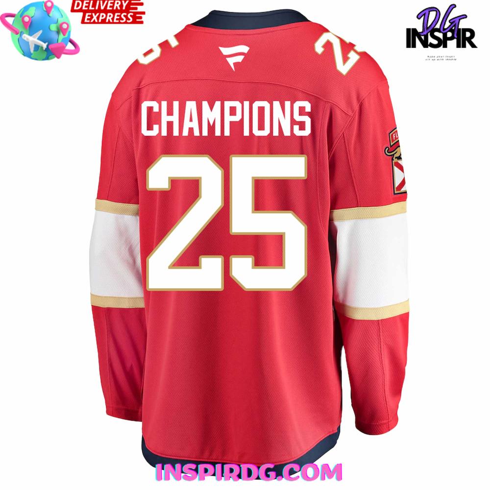 Florida Panthers Nhl Stanley Cup 2025 Hockey Jersey