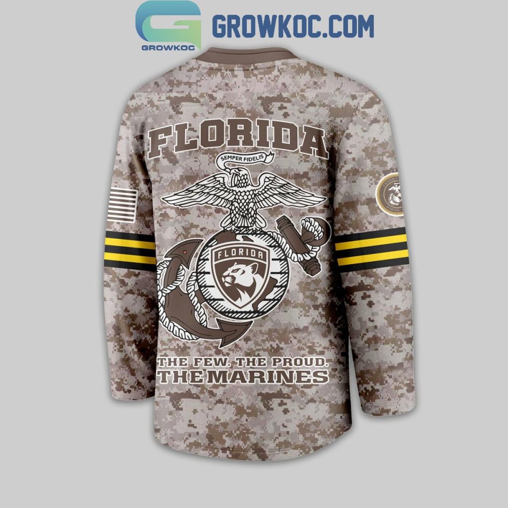 Florida Panthers Us Marine Corps Hockey Jersey
