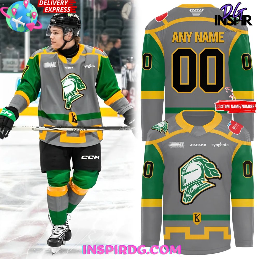 London Knights X Midwest Division Champions 2025 Jersey