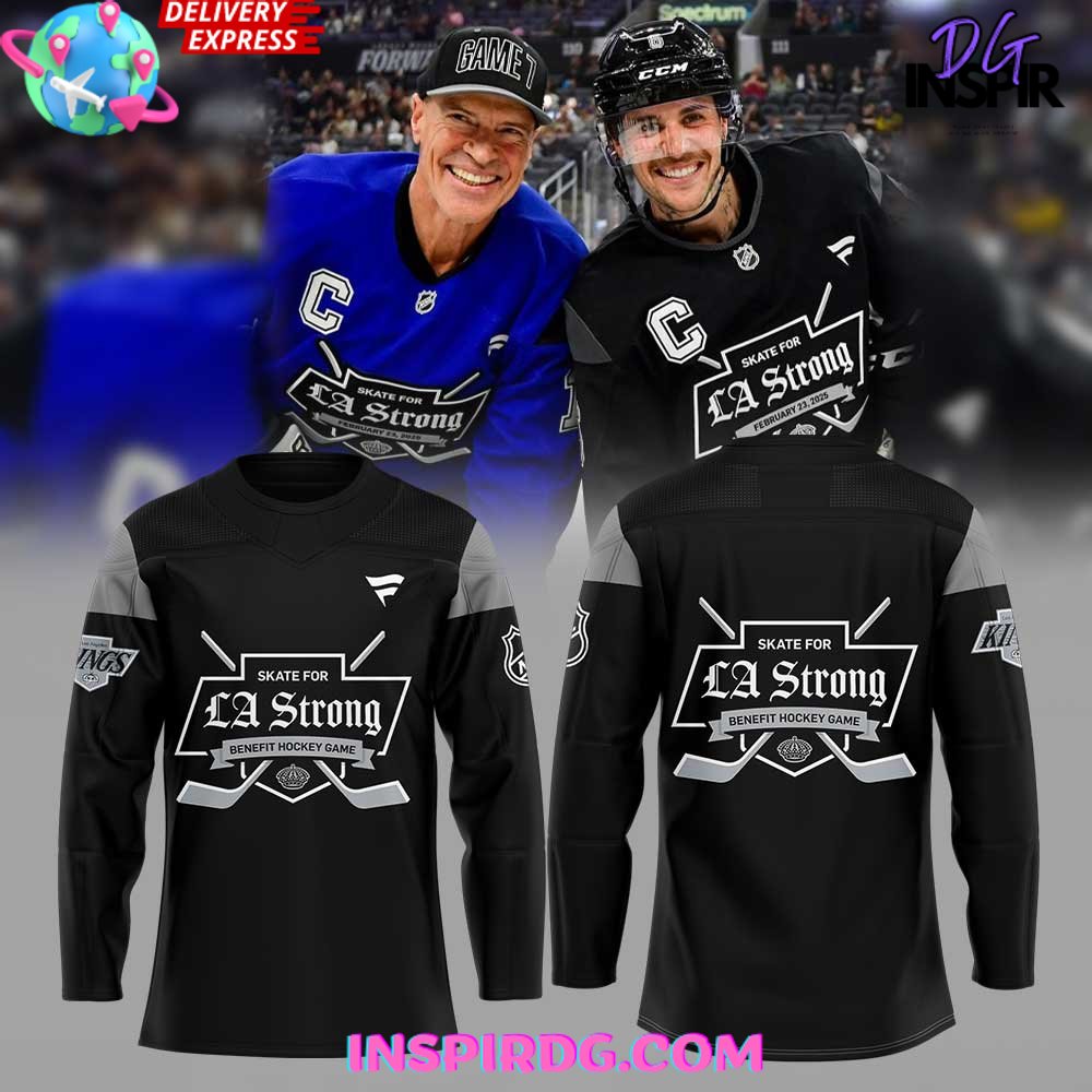 Los Angeles Kings La Strong 2025 Black Jersey