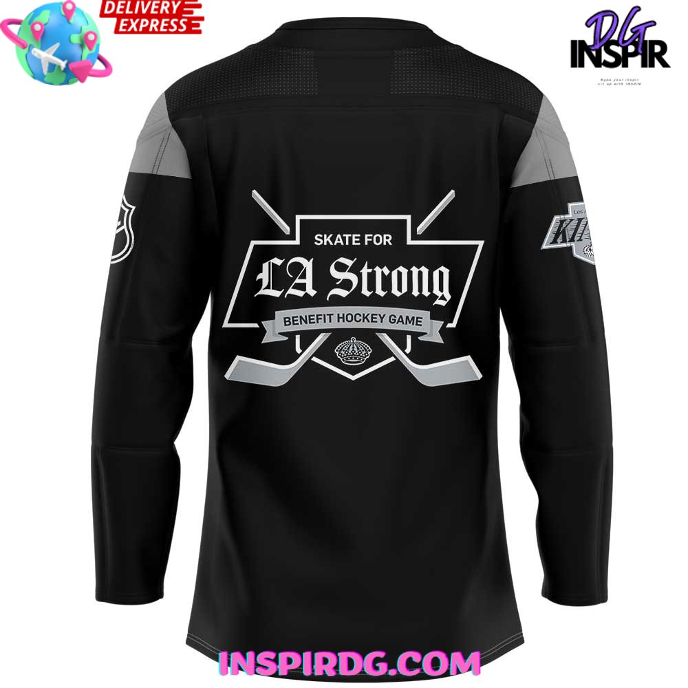 Los Angeles Kings La Strong 2025 Black Jersey