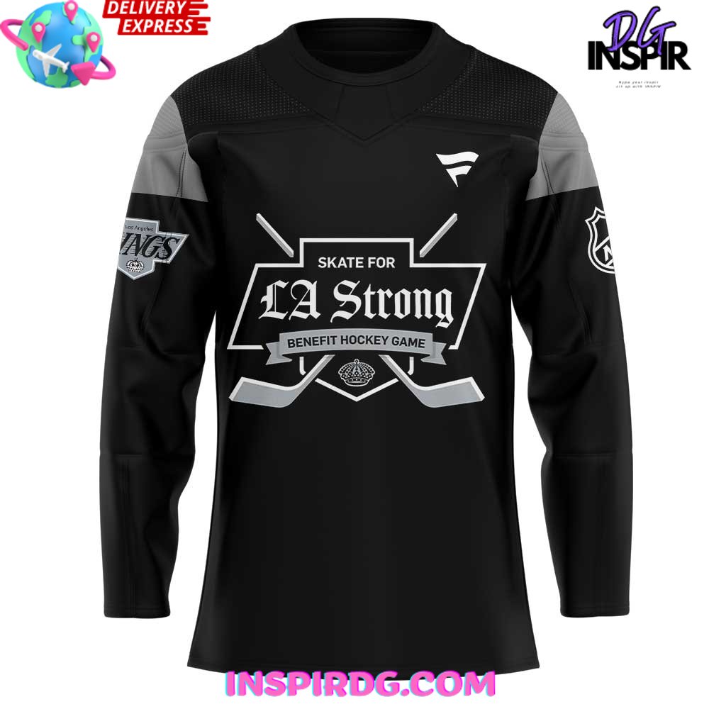 Los Angeles Kings La Strong 2025 Black Jersey