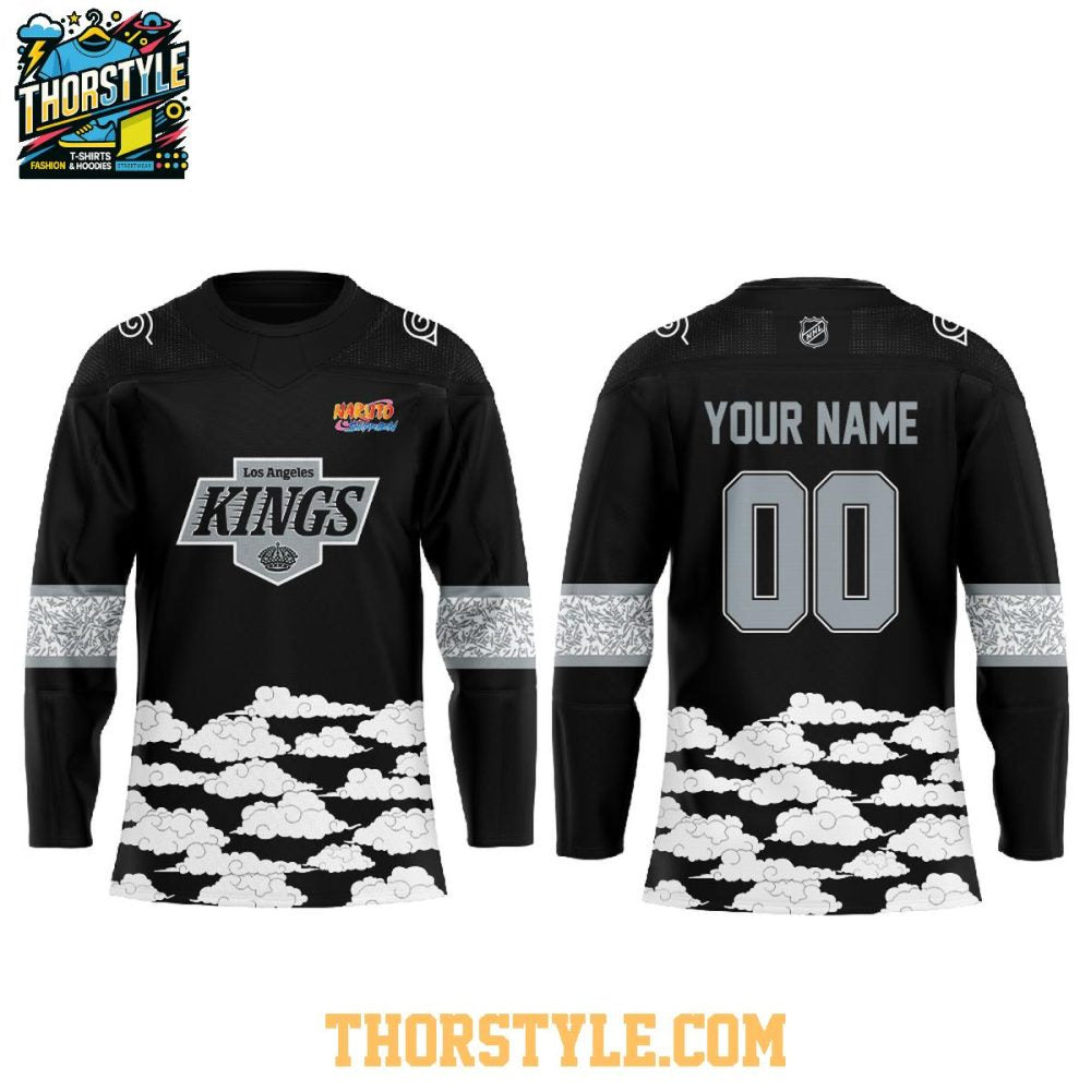 Los Angeles Kings Naruto Shippuden 2025 Night Personalized Hockey Jersey
