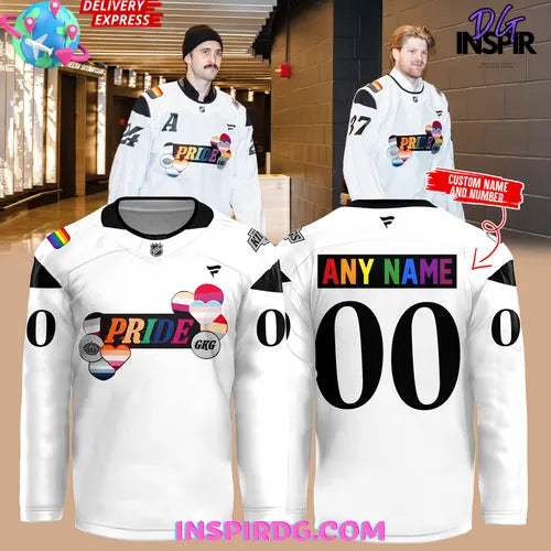 Los Angeles Kings Pride Night 2025 Hockey Jersey