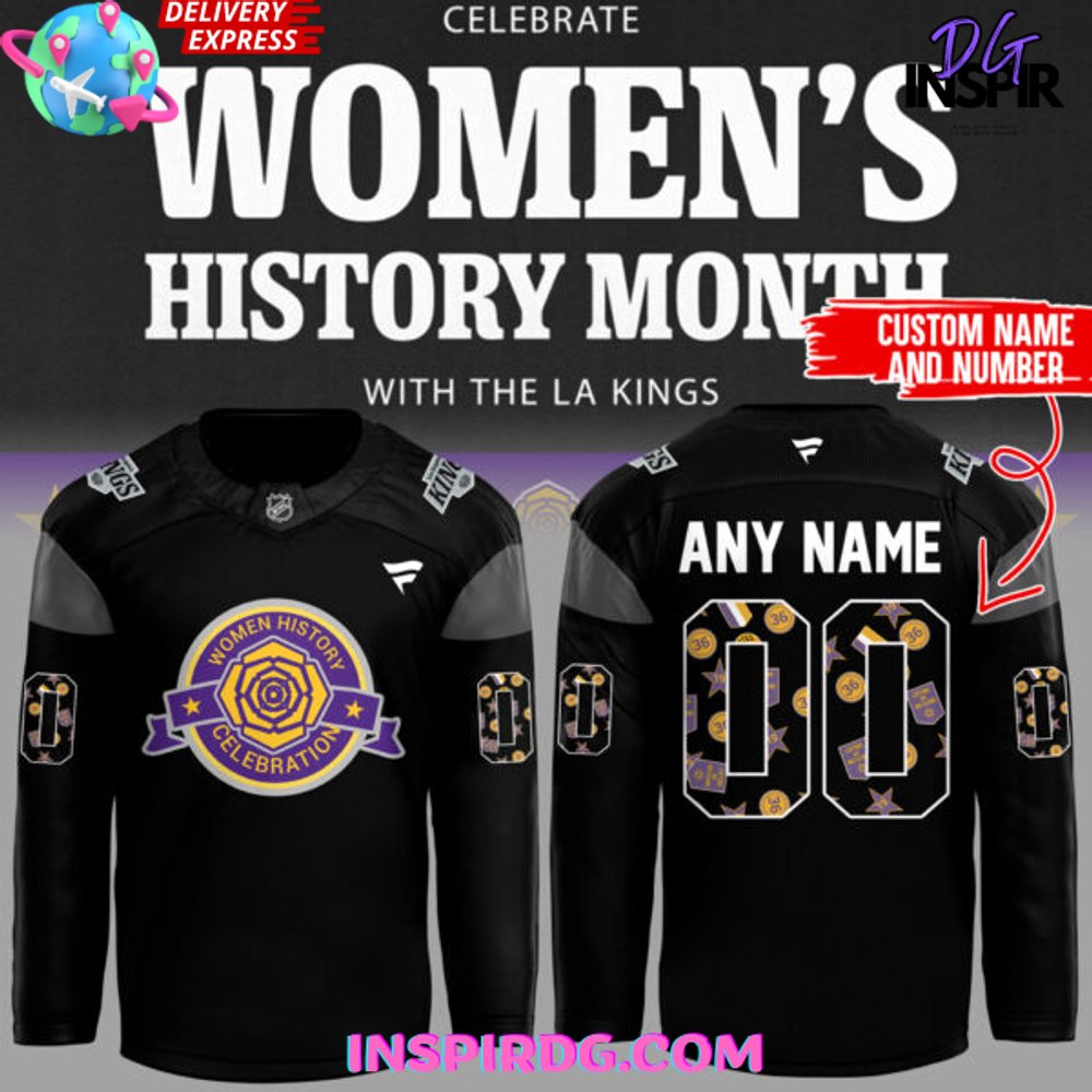 Los Angeles Kings Women’S History Month 2025 Hockey Jersey