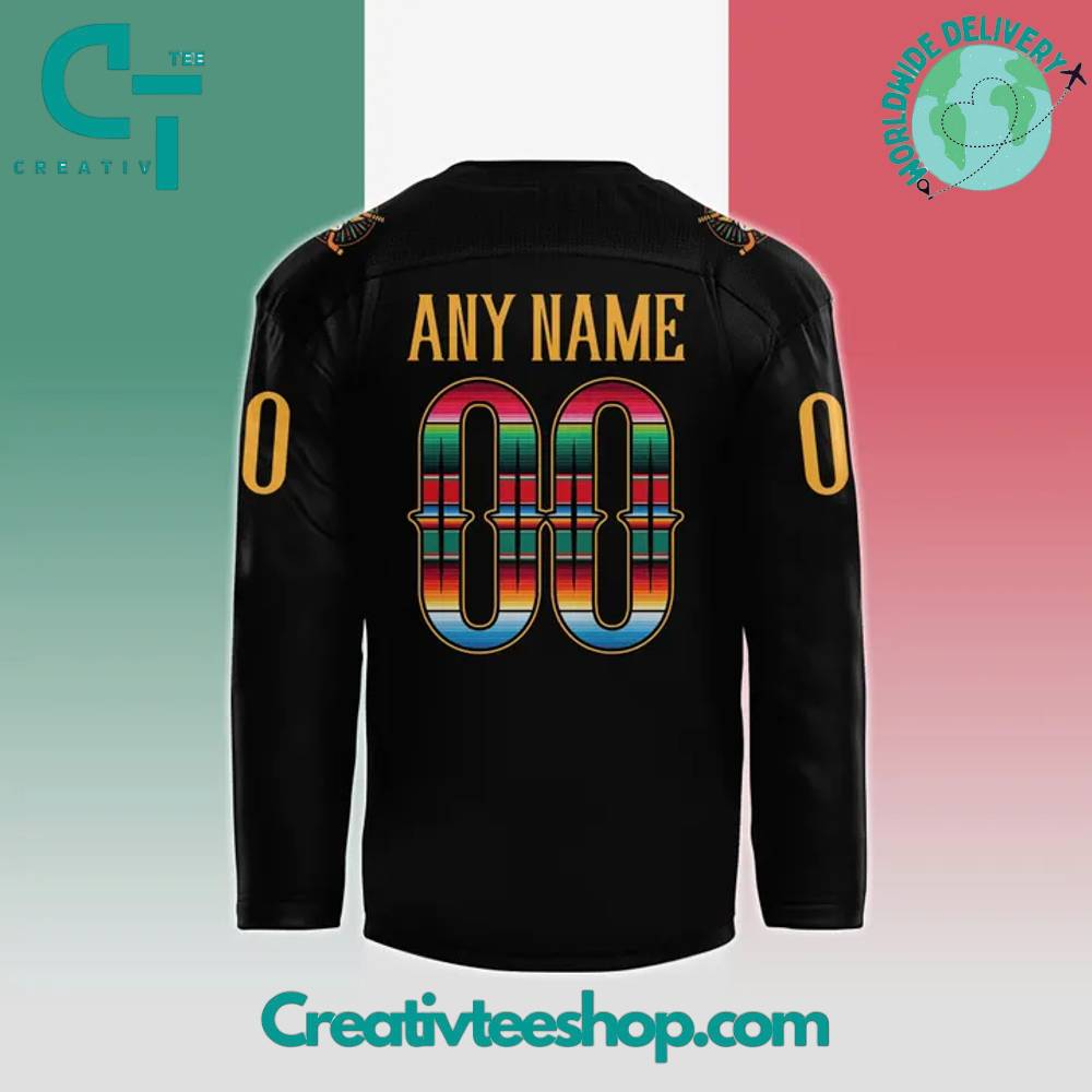 Los Angeles Kings X 2025 Mexican Heritage Night Special Black Hockey Jersey