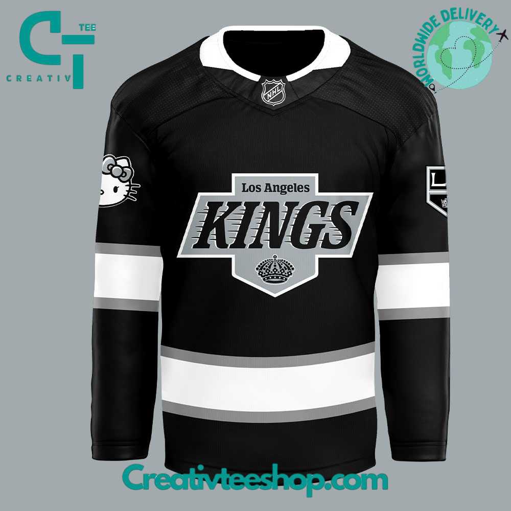 Los Angeles Kings X Hello Kitty 50Th Anniversary Hockey Jersey