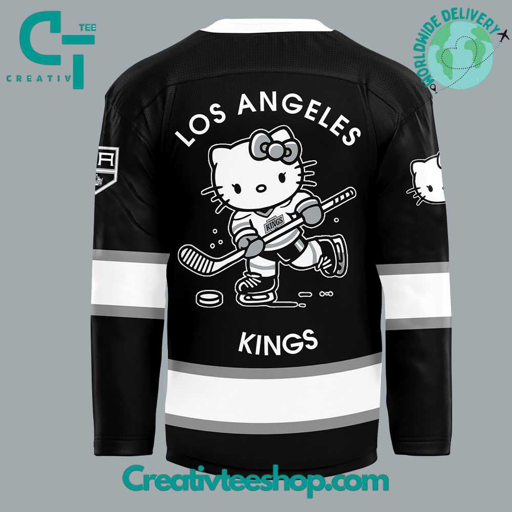 Los Angeles Kings X Hello Kitty 50Th Anniversary Hockey Jersey