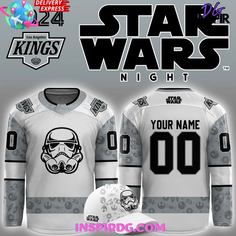 Los Angeles Kings X Star Wars Night Custom Hockey Jersey