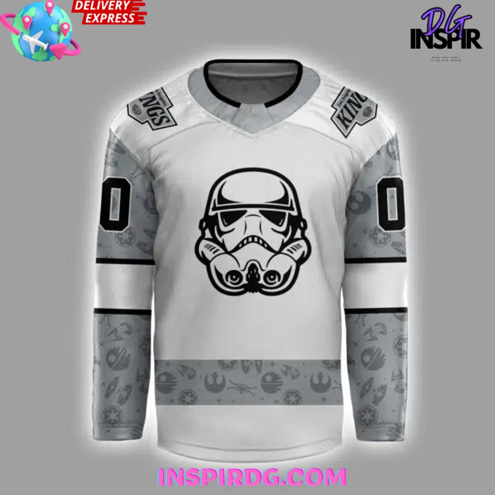 Los Angeles Kings X Star Wars Night Custom Hockey Jersey