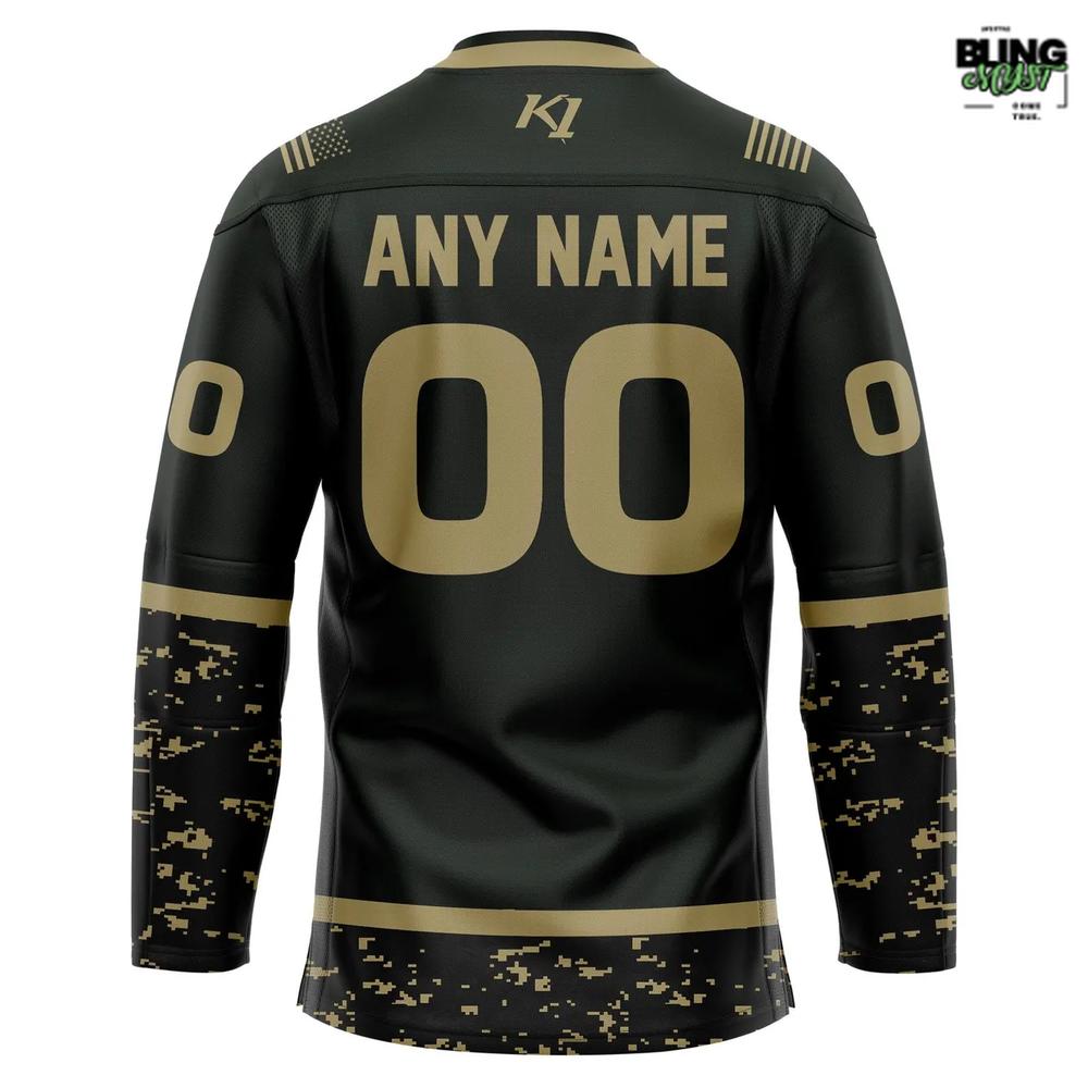 Maine Nordiques 2025 Military Appreciation Night Hockey Jersey