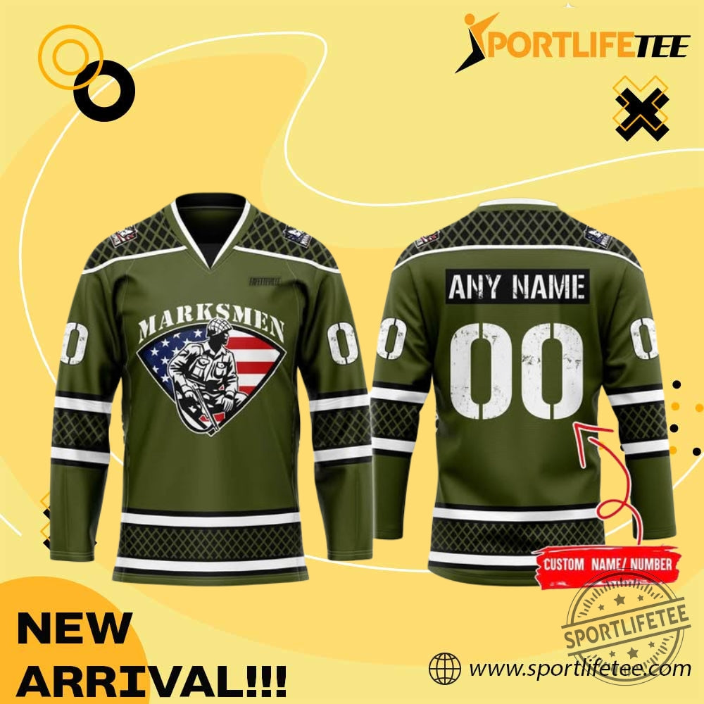 Marksmen 2025 Salute To Service Hockey Jersey