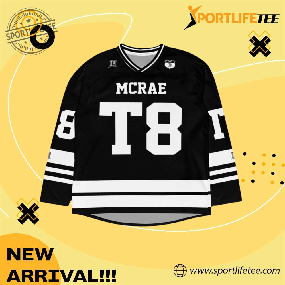 Mcrae T8 Hockey Jersey Replica For Concert 3D Shirt