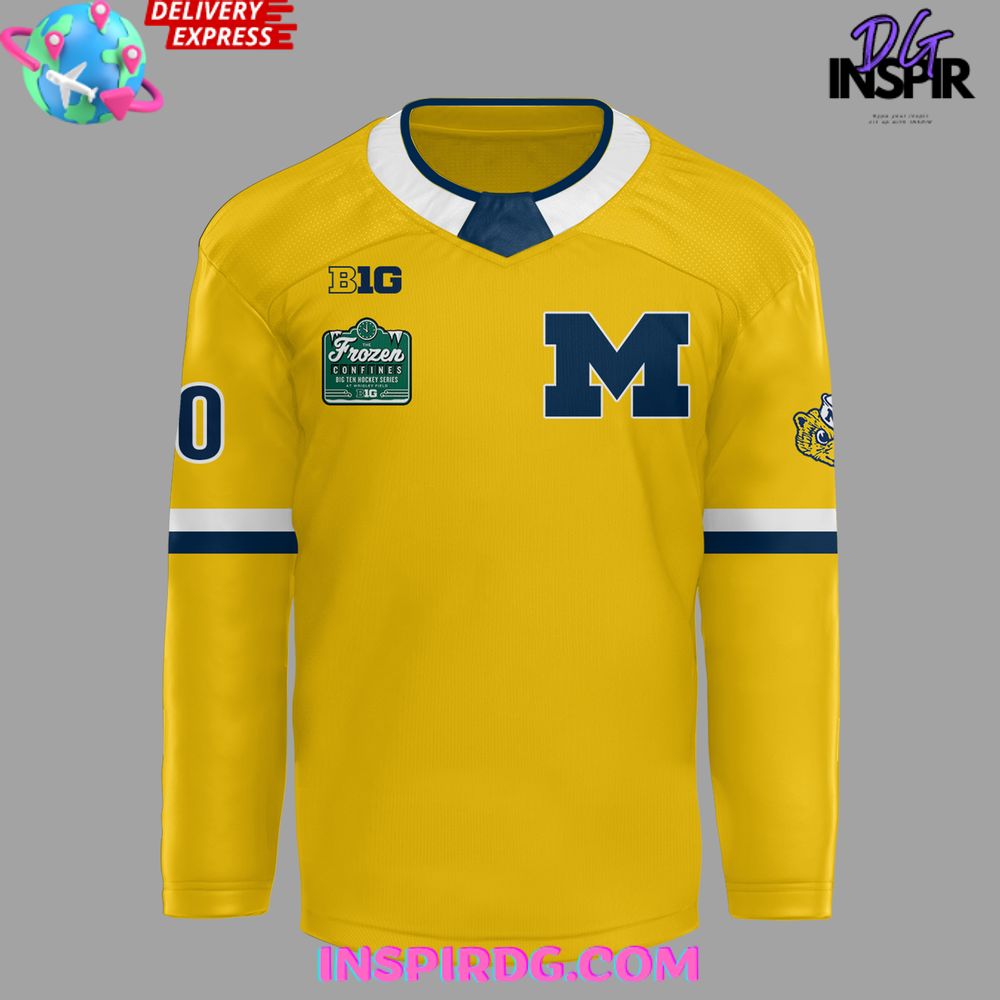Michigan Wolverines Wrigley Field Frozen Confines 2024-25 Hockey Jersey
