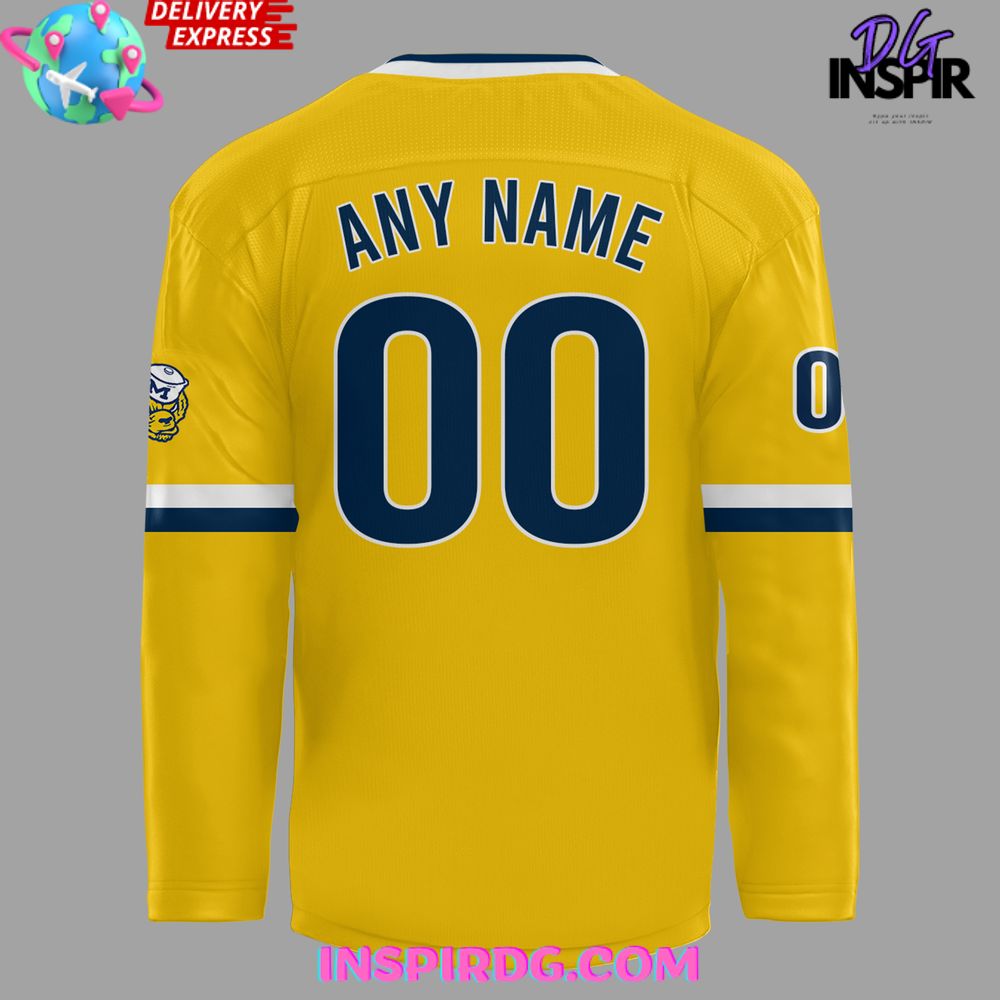 Michigan Wolverines Wrigley Field Frozen Confines 2024-25 Hockey Jersey