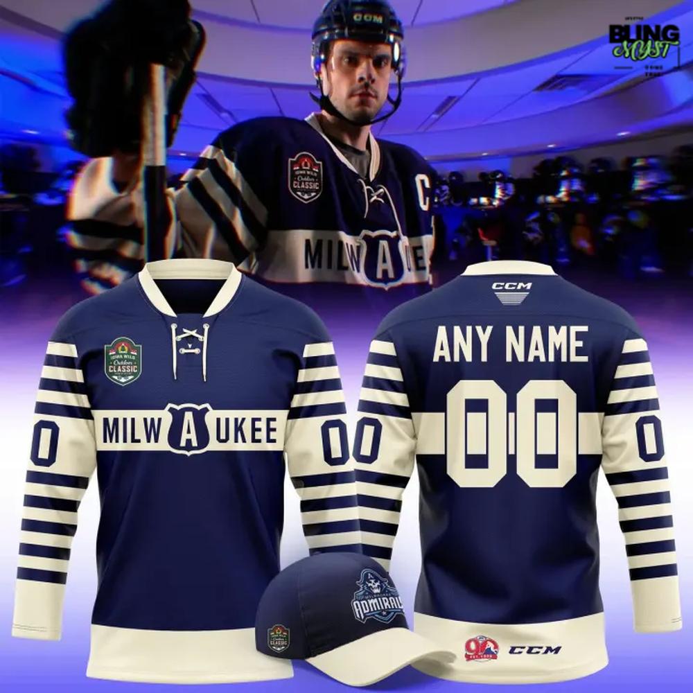 Milwaukee Admirals X Iowa Wild Outdoor Classic 2026 Hockey Jersey