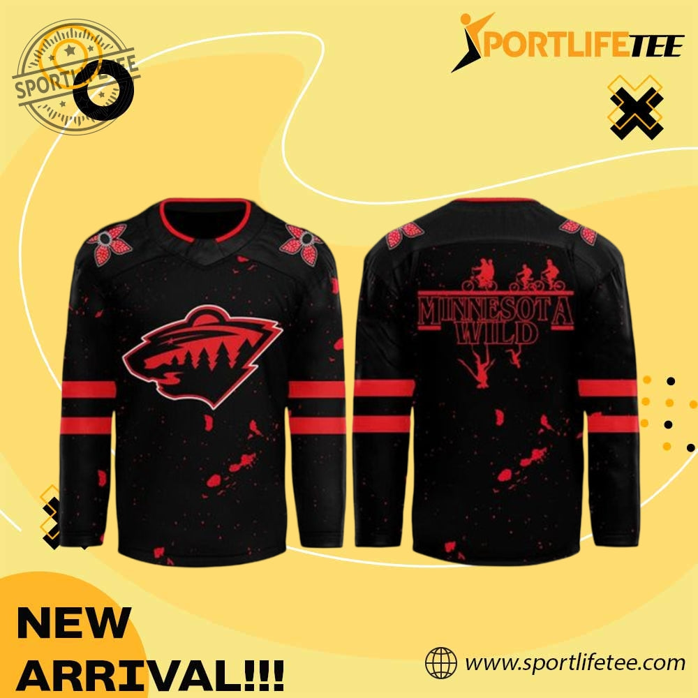 Minnesota Wild 2025 Stranger Things 5 Hockey Jersey 2025