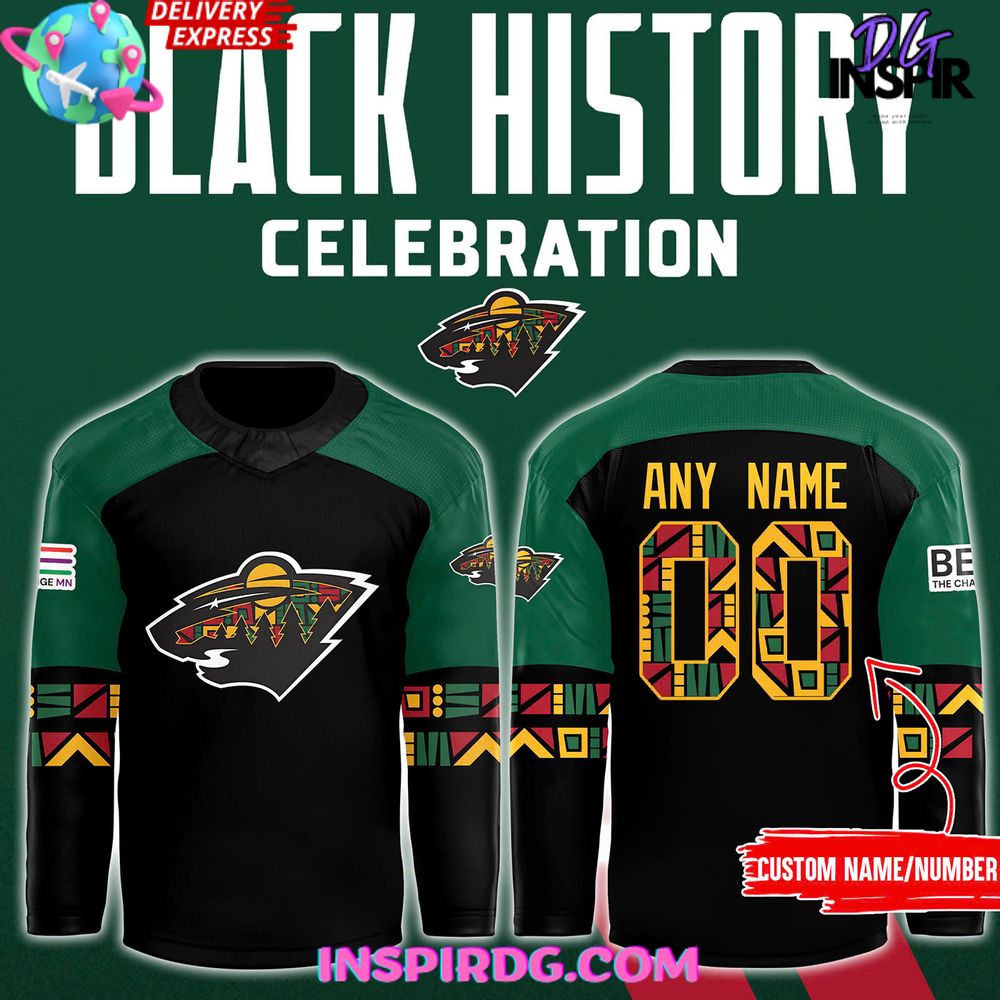 Minnesota Wild Black History Celebration Special Hockey Jersey
