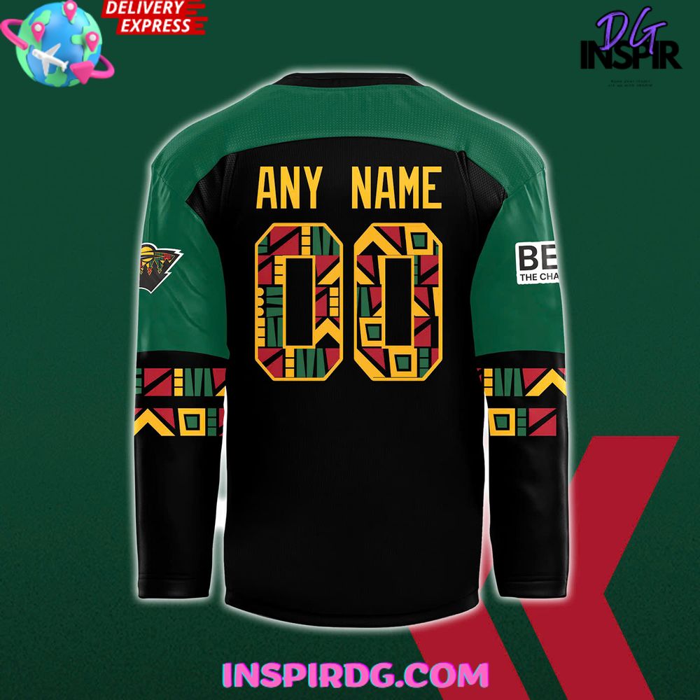 Minnesota Wild Black History Celebration Special Hockey Jersey