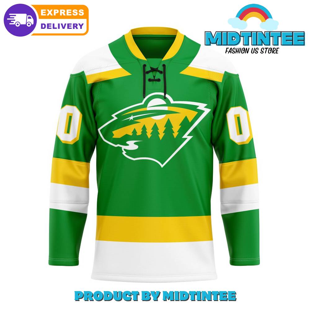 Minnesota Wild Customized Reverse Retro Hockey Jersey