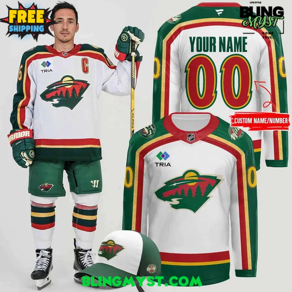 Minnesota Wild Fanatics White 25Th Anniversary Hockey Jersey