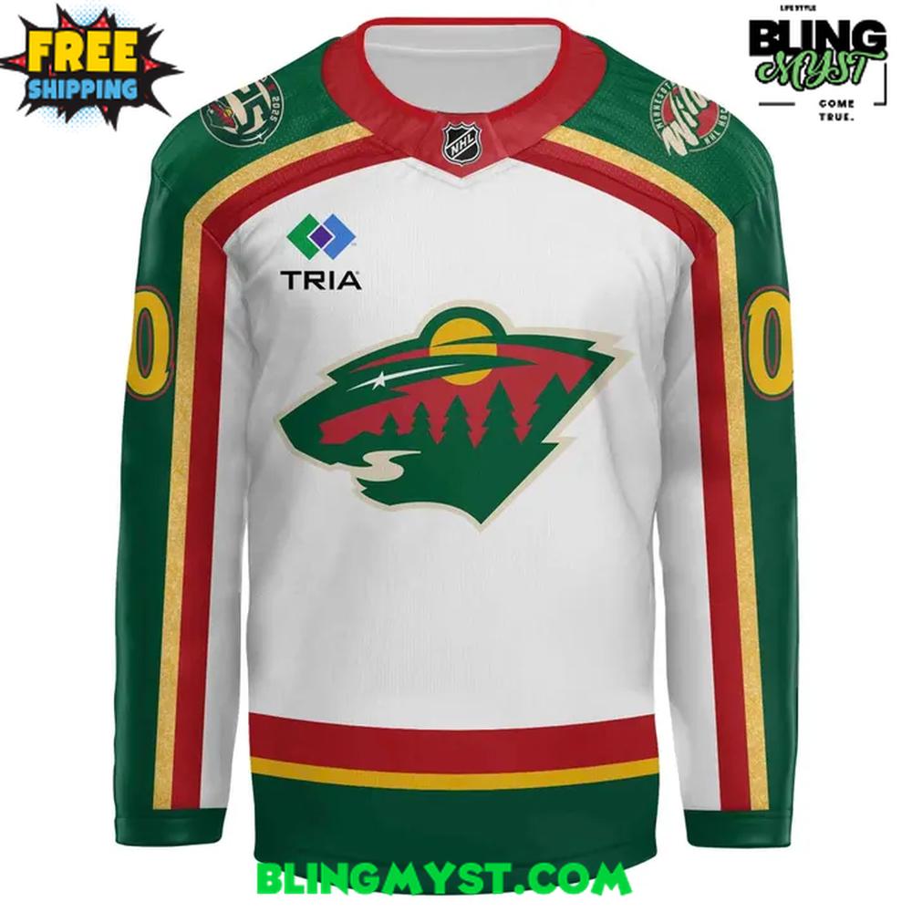 Minnesota Wild Fanatics White 25Th Anniversary Hockey Jersey