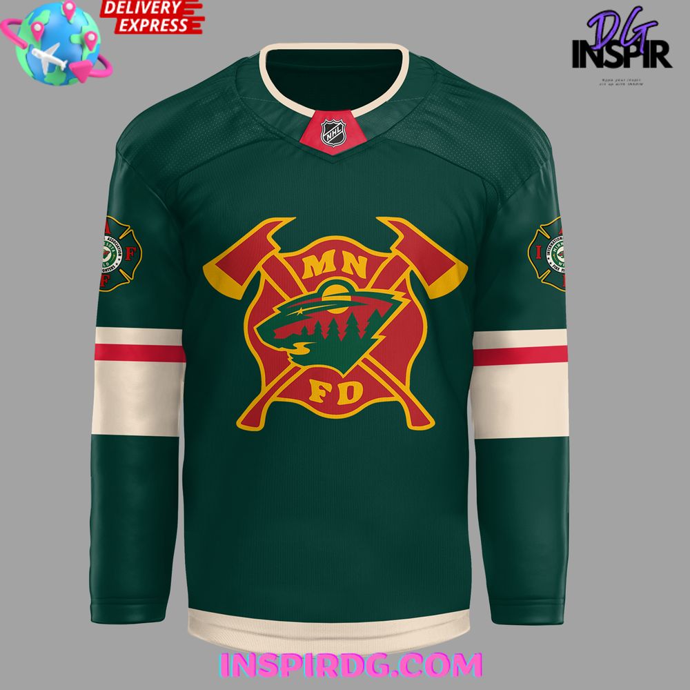Minnesota Wild Firefighter Appreciation Night Edition Hockey Jersey