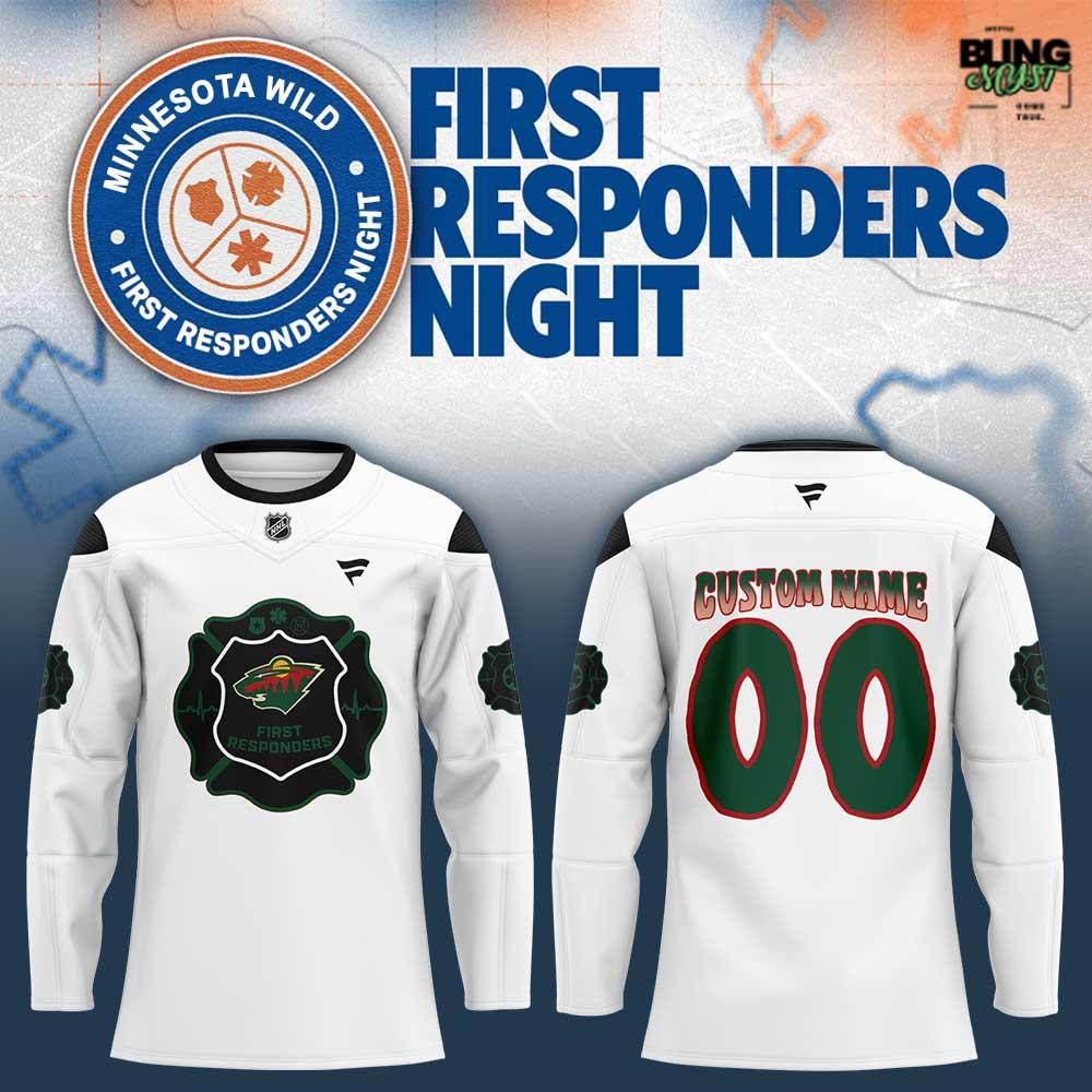 Minnesota Wild First Responders Night 2026 Hockey Jersey