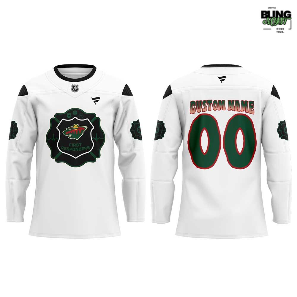 Minnesota Wild First Responders Night 2026 Hockey Jersey