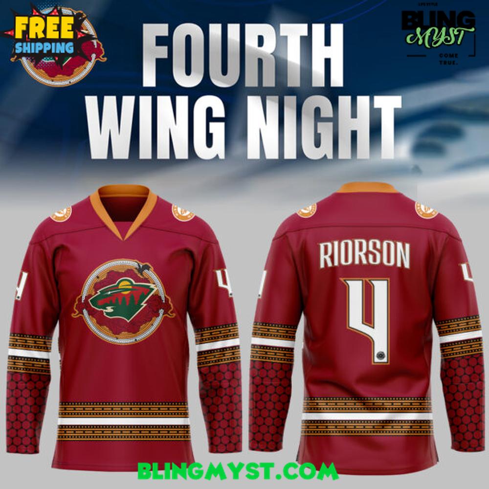 Minnesota Wild Fourth Wing Night 2025 Hockey Jersey