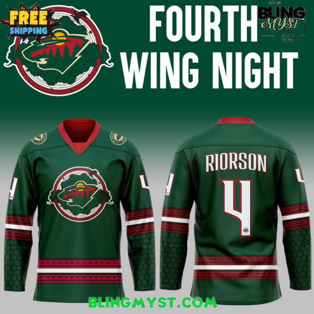 Minnesota Wild Fourth Wing Night Special Hockey Jersey